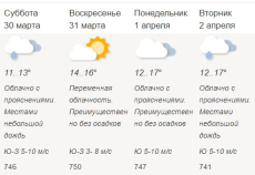Переменная облачность и до 18 градусов тепла ожидаются в Москве и области 31 марта