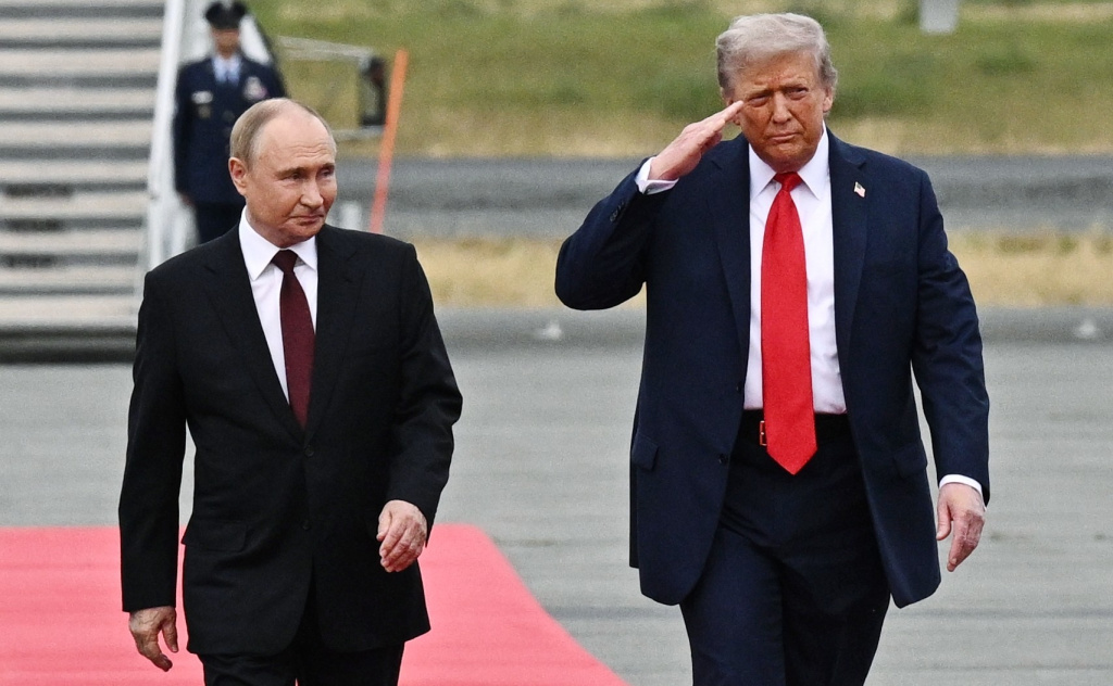 Путин, Трамп, Анкоридж, Аляска, переговоры, красная дорожка